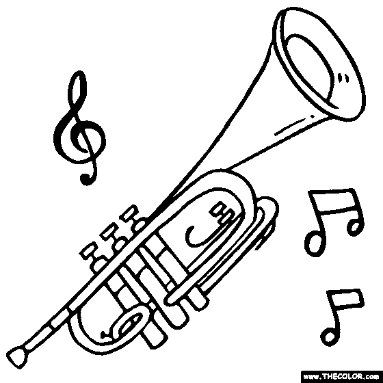 560x560 Drawn Music Notes Coloring Page