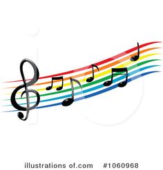 236x247 Music Notes Clip Art Cloud, Rainbow Sun, Moon Amp Light
