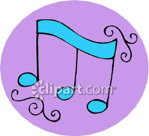 300x273 Blue Music Notes