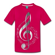 190x190 Chrome Musical Notes Typography No Background T Shirt Spreadshirt