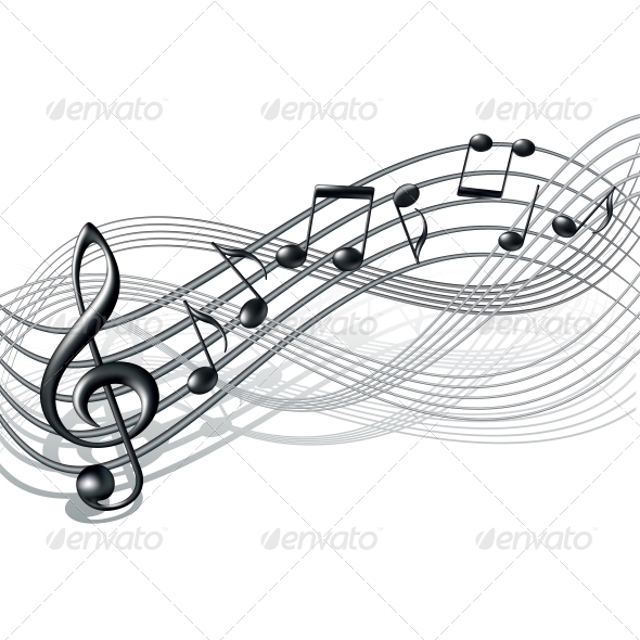 590x590 Musical Notes Staff Background Tattoo, Music Tattoos And Tattos