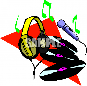 350x346 Royalty Free Music Notes Clipart