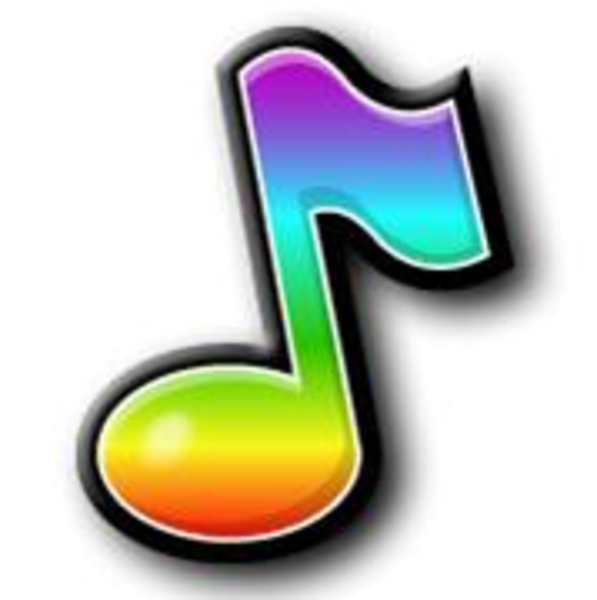 597x600 Music Notes To Color Clipart