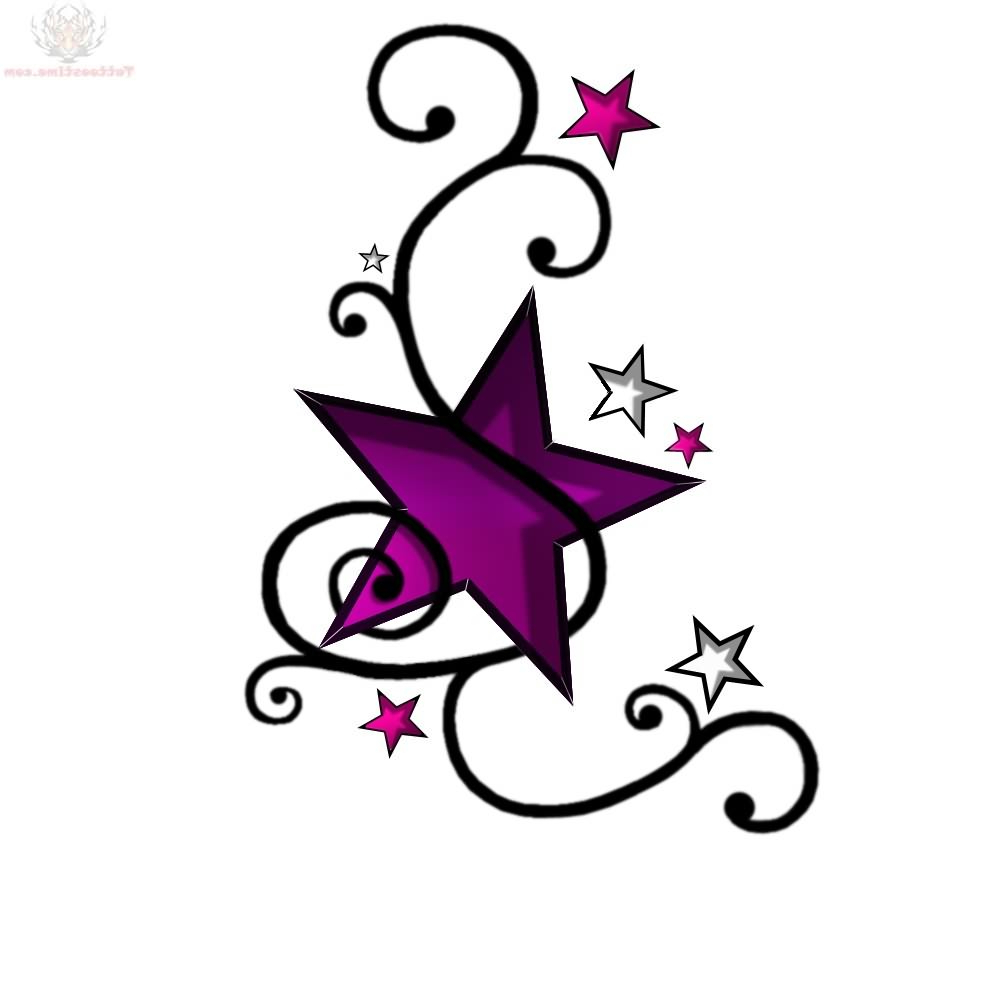 1000x1000 Music Notes With Stars Tattoo Designs Tribal Music Notes