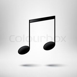 320x320 Music Notes On Music Sheet Stock Vector Colourbox