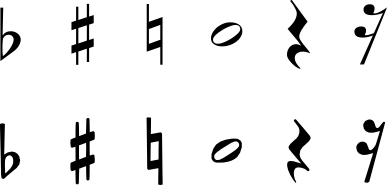 387x185 Single Music Notes Symbols Clipart Panda