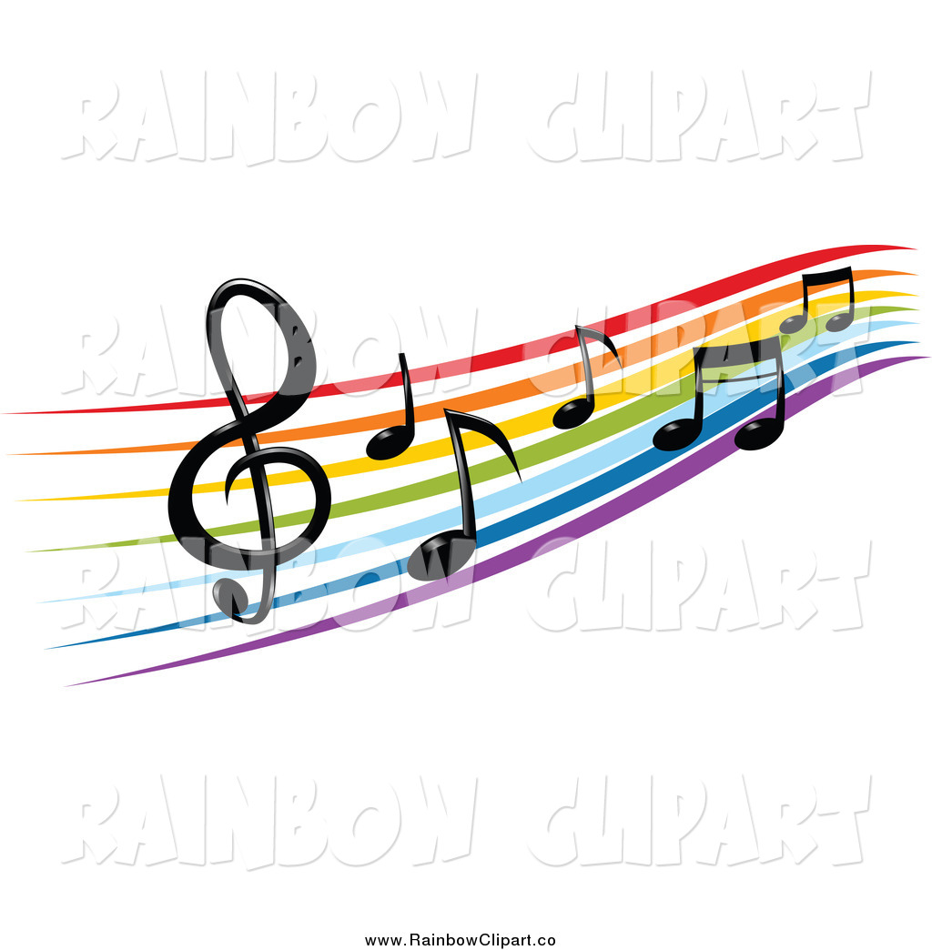 1024x1044 Royalty Free Stock Rainbow Designs Of Music Notes