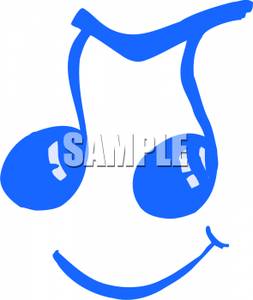 253x300 Music Note Smiley Face Clipart Image