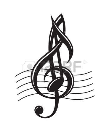 368x450 Music Notes Clipart Row