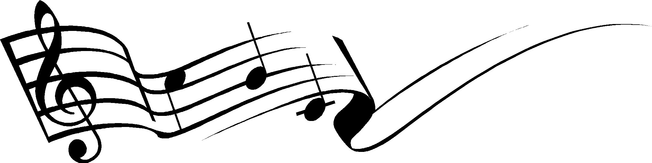 2170x543 Musical Score Clip Art Cliparts