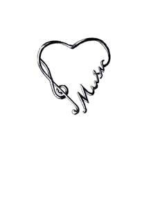 231x300 Love Music Tattoo Could Be Done With Any Name My ~pins