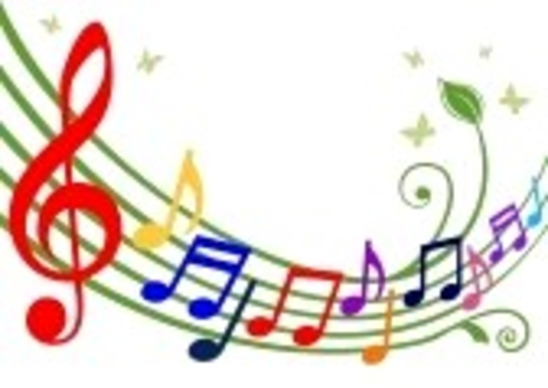 600x425 Colorful Musical Notes Free Images