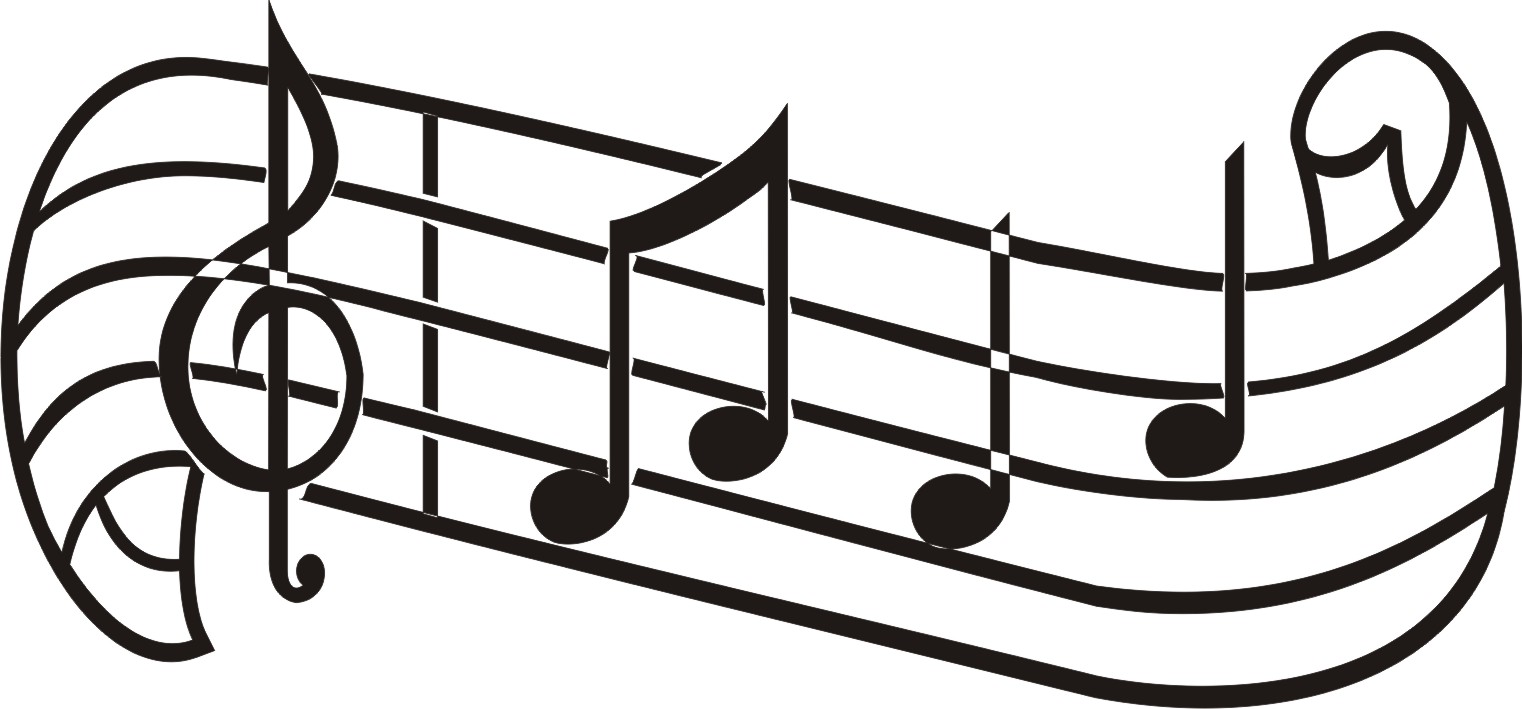 1522x709 Music Notes Clip Art Inderecami Drawing