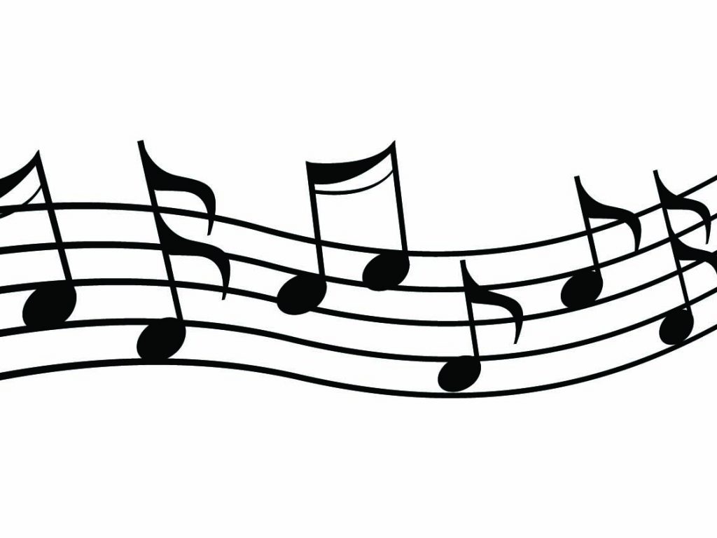 1024x768 Chic Design Musical Clipart Music Notes Clip Art Free Note Image 1