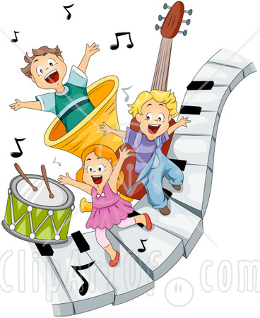 368x450 Kids Playing Musical Instruments Clipart Amp Kids Playing Musical