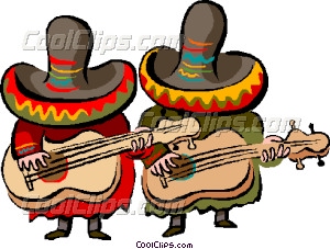 300x227 Mexican Music Vector Clip Art