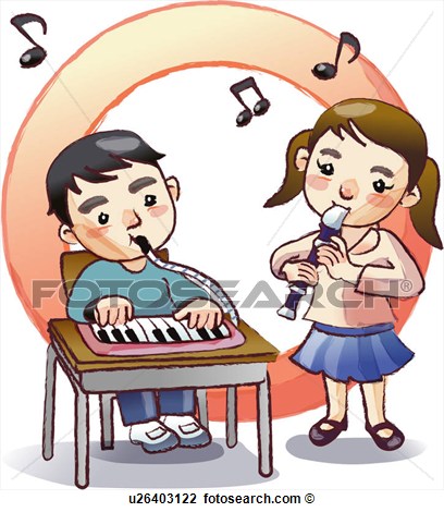 408x470 Elementary School Music Note Clipart