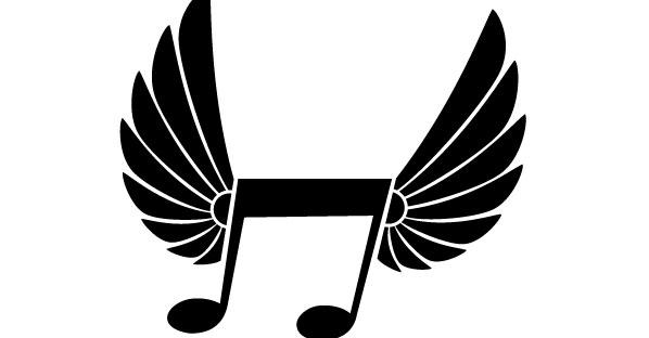 598x312 Music Note Icon Free Vector 123freevectors