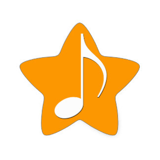 324x324 Music Notes Background Stickers Zazzle