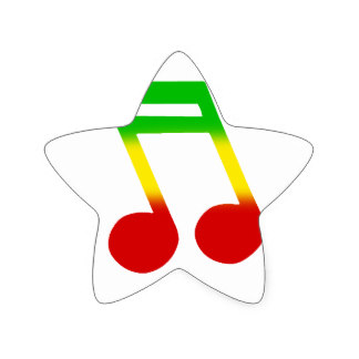 324x324 Music Notes On Staff Stickers Zazzle