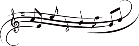 475x157 Music Notes Clipart Tumblr Transparent