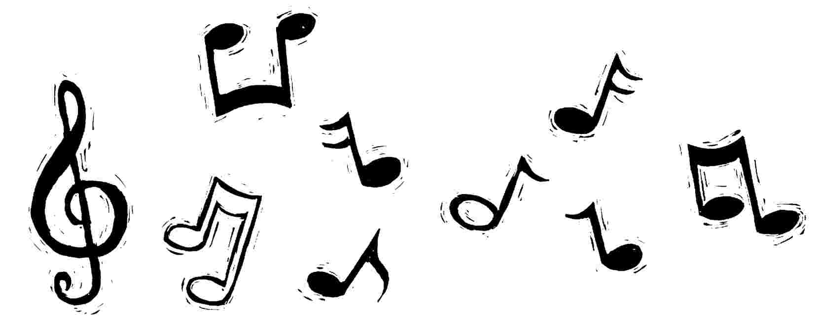 1657x666 Top 72 Music Notes Clip Art