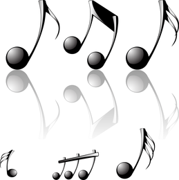 259x260 Musical Notes Vector Graphics To Download