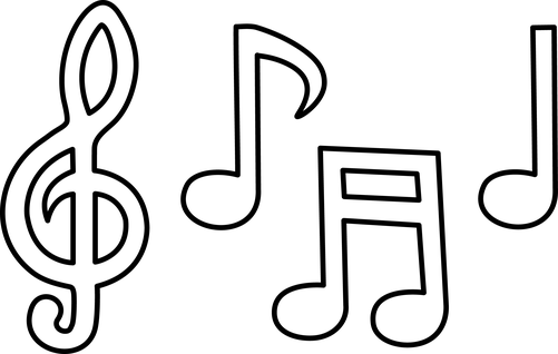 501x318 Musical Note Clipart