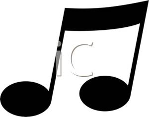 300x235 Music Symbols Clip Art Black And White