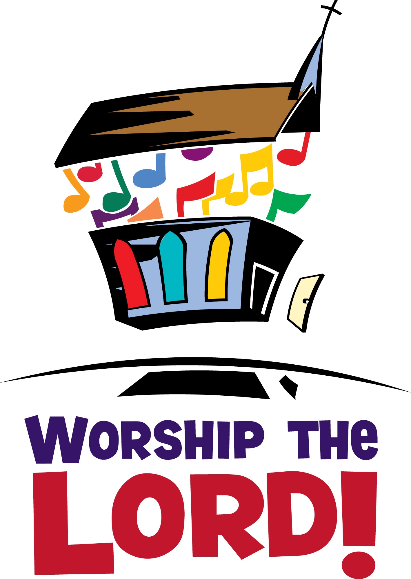 1418x1996 Praise Music Clipart