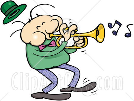 450x338 Trumpet Cliprt 63957 Royalty Free Rf Clipart Illustration