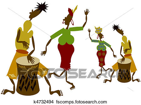 450x337 Drawings Of African Musicians K4732494