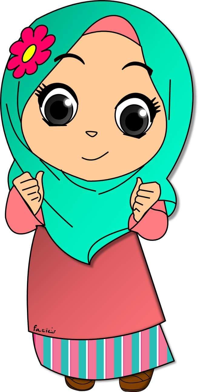 Muslim Girl Clipart