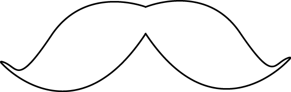 595x188 Photos Of Mustache Clip Art Printables Cartoon Mustache