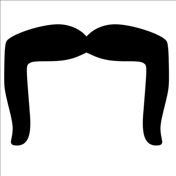 570x570 Fu Manchu Moustache Clip Art