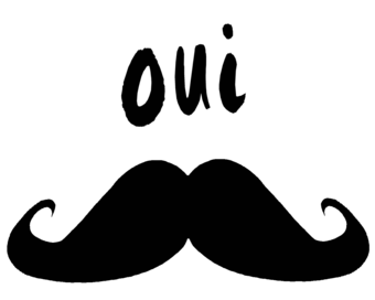 340x272 France Clipart French Mustache