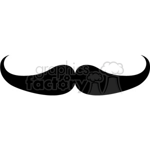 300x300 Royalty Free Black Mustache 1 384658 Vector Clip Art Image