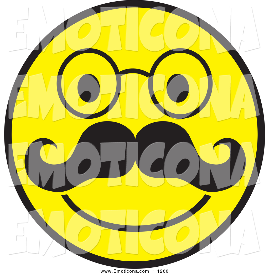 1024x1044 Vector Cartoon Illustration Of A Happy Yellow Emoticon Smiley