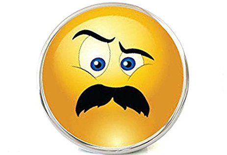 463x317 Mustache Emoticons Trailer Hitch Cover