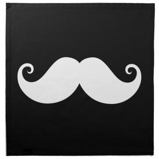 512x512 Gentleman Handlebar Mustache Clip Art