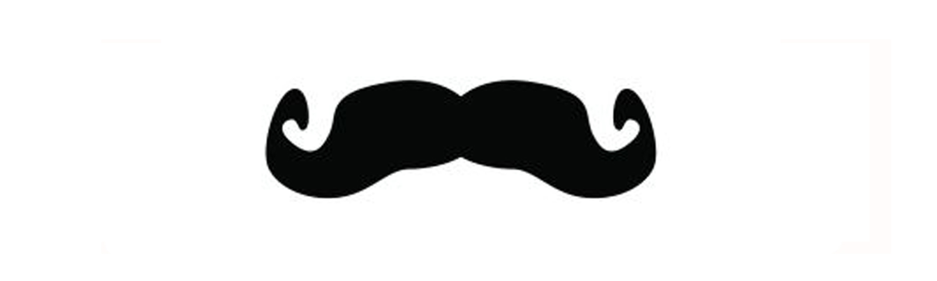 3000x900 Mustache Images Clip Art Free Cliparts