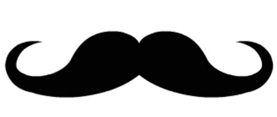 550x233 Mexican Mustaches Clipart