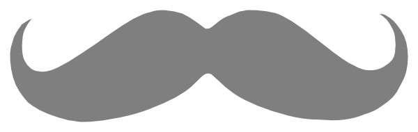 600x190 Moustache Clip Art