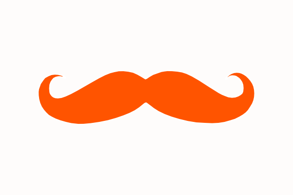600x400 Ginger Clipart Mustache