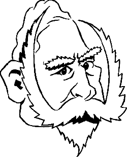 250x310 Outline, Face, Cartoon, Mustache, Kaiser, Wilhelm