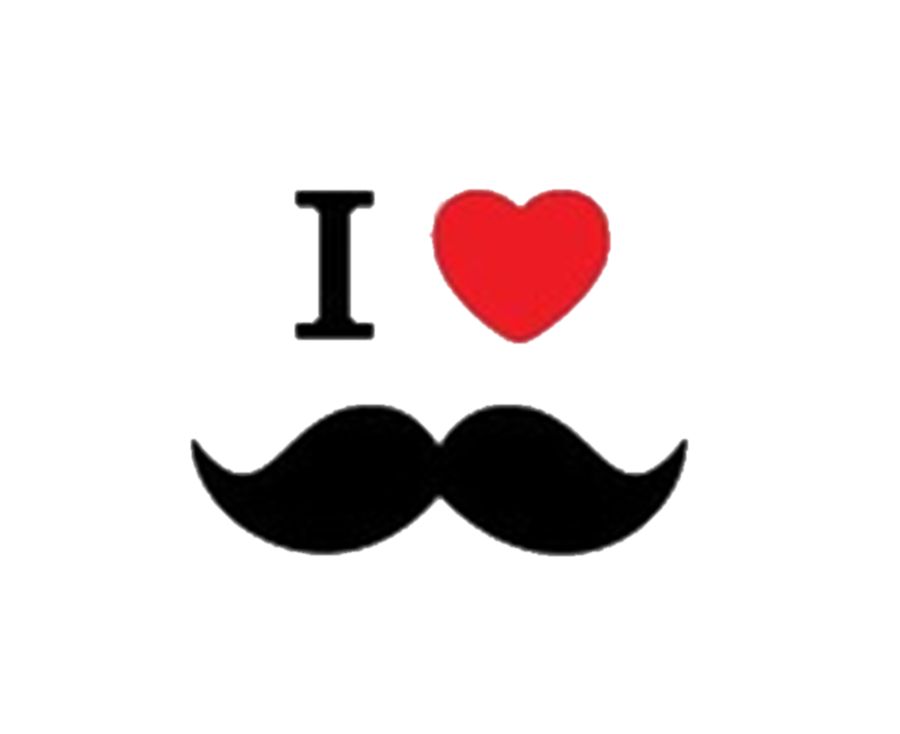 900x734 I Love Mustache Png. By Justaldri