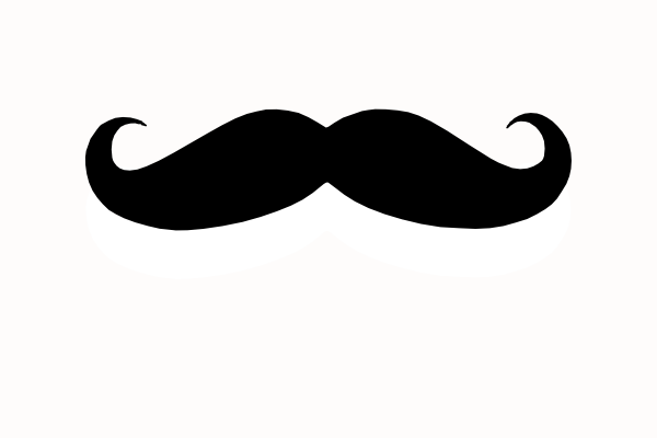 600x400 Moustache Clip Art