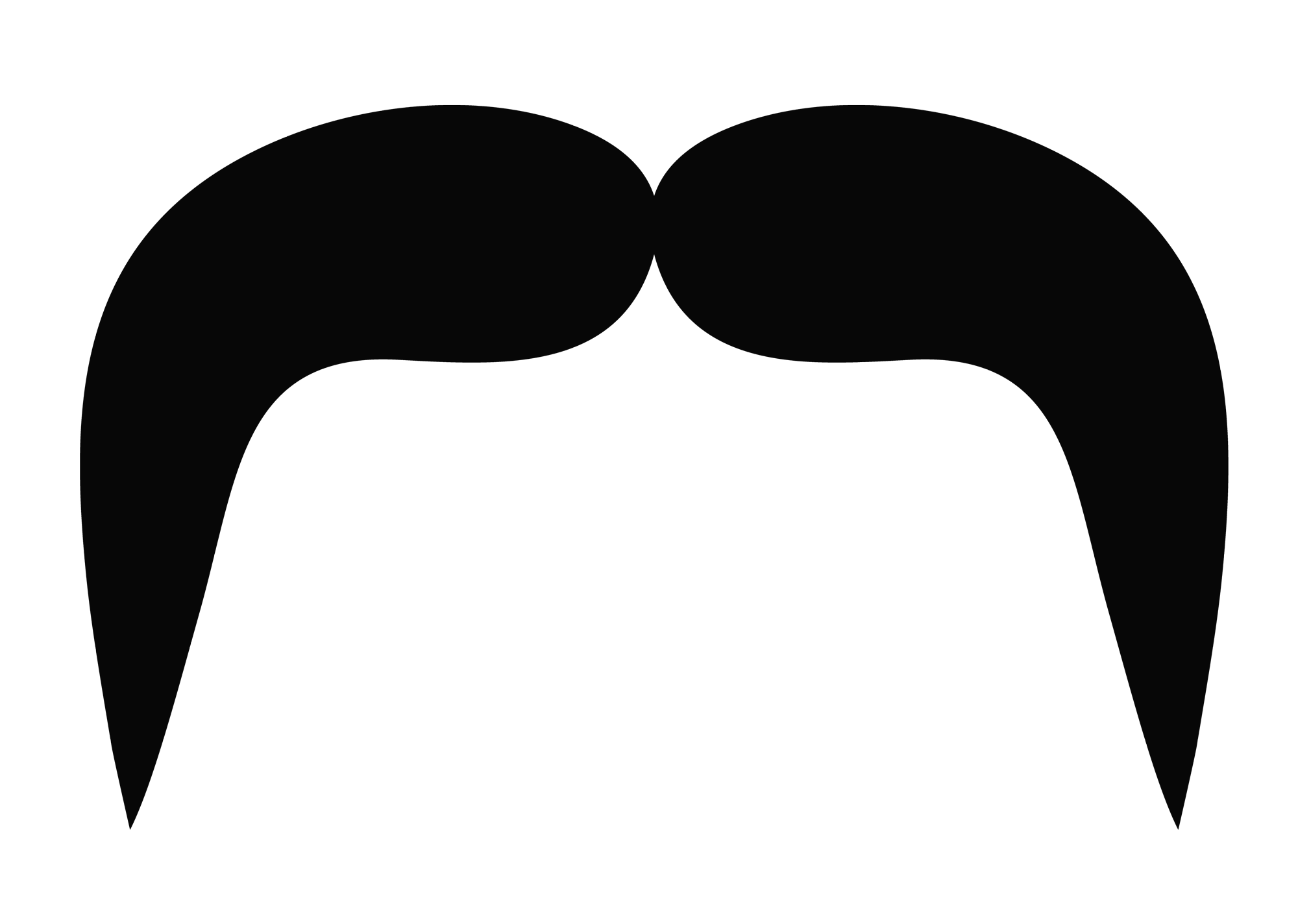 2000x1424 Moustache Png Image