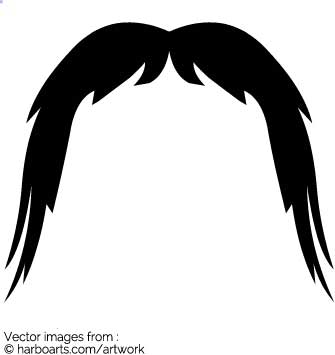 335x355 Download Mexican Bandito Mustache Silhouette
