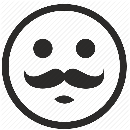 512x512 Face, Gentleman, Mustache, Smile, Smiley Icon Icon Search Engine